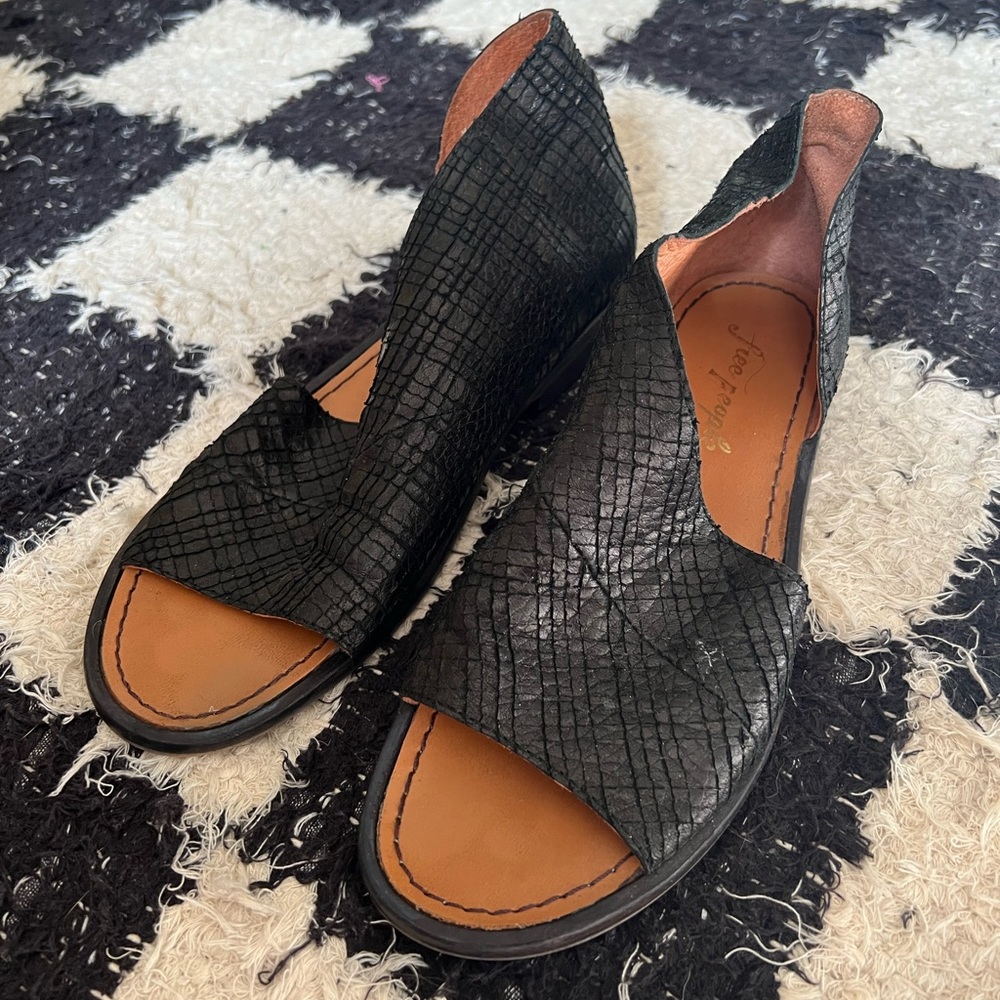 Free people Monte Blanc Sandals size 38 black